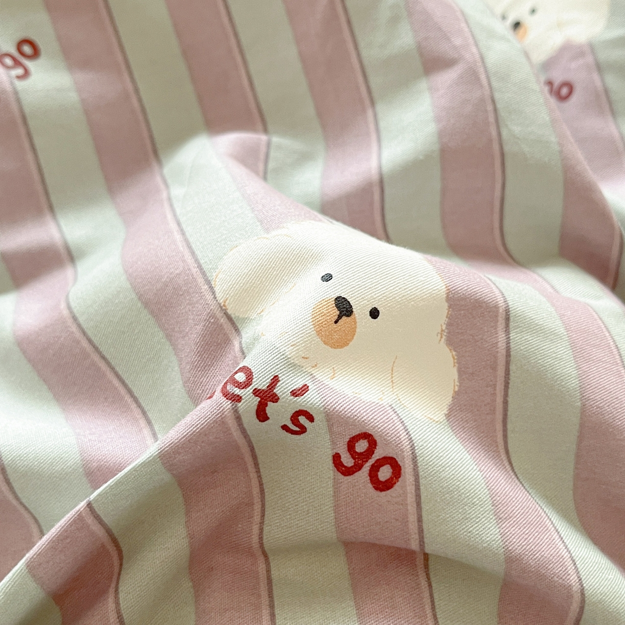 91家纺网 家纺一手货源 找家纺 柠馨 2026春夏新款13372全棉纯棉印花单被套 被套单件-芙拉系列 棉花星球