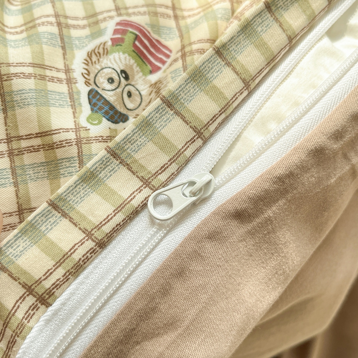 91家纺网 家纺一手货源 找家纺 柠馨 2026春夏新款13372全棉纯棉印花单被套 被套单件-芙拉系列 甜美博士