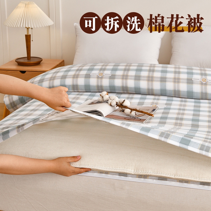 91家纺网 家纺一手货源 找家纺 （总）织雅漫 2026新款可拆洗水洗棉单被套被套单件