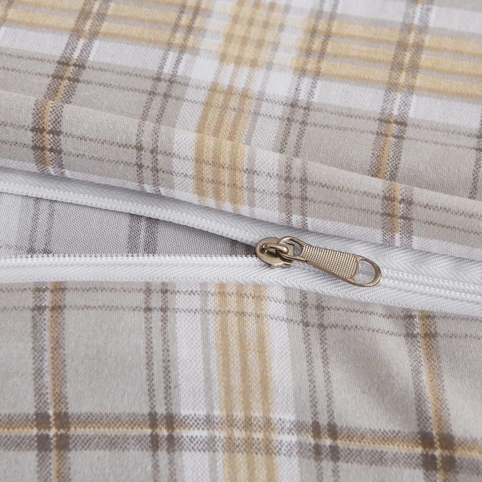 91家纺网 家纺一手货源 找家纺 织雅漫 2026新款可拆洗水洗棉单被套被套单件 暖黄