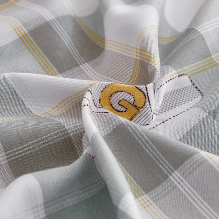 91家纺网 家纺一手货源 找家纺 织雅漫 2026新款可拆洗水洗棉单被套被套单件 青灰