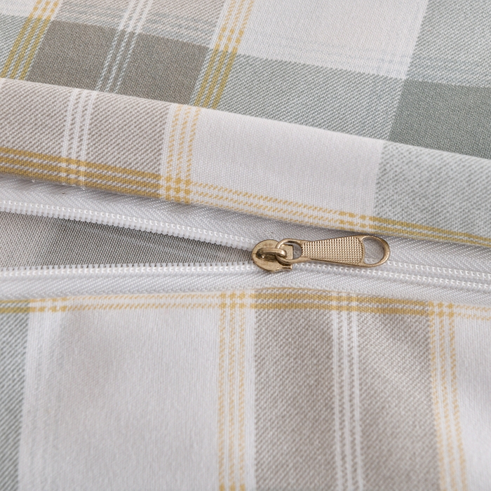 91家纺网 家纺一手货源 找家纺 织雅漫 2026新款可拆洗水洗棉单被套被套单件 青灰