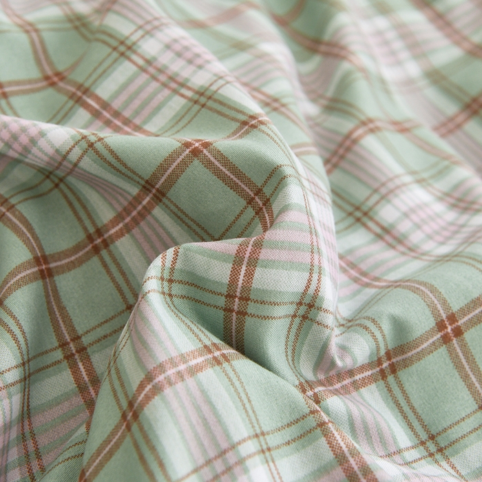 91家纺网 家纺一手货源 找家纺 织雅漫 2026新款可拆洗水洗棉单被套被套单件 新绿