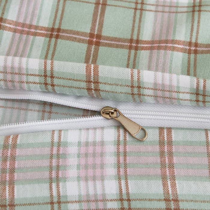 91家纺网 家纺一手货源 找家纺 织雅漫 2026新款可拆洗水洗棉单被套被套单件 新绿