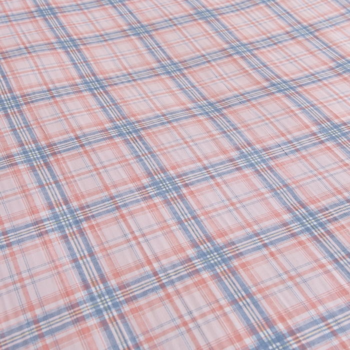 91家纺网 家纺一手货源 找家纺 织雅漫 2026新款可拆洗水洗棉单被套被套单件 知夏-粉