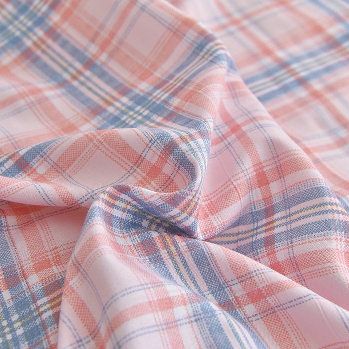 91家纺网 家纺一手货源 找家纺 织雅漫 2026新款可拆洗水洗棉单被套被套单件 知夏-粉