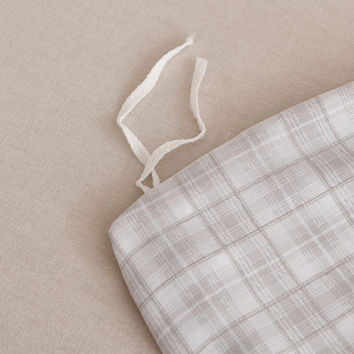 91家纺网 家纺一手货源 找家纺 织雅漫 2026新款可拆洗水洗棉单被套被套单件 知夏-灰