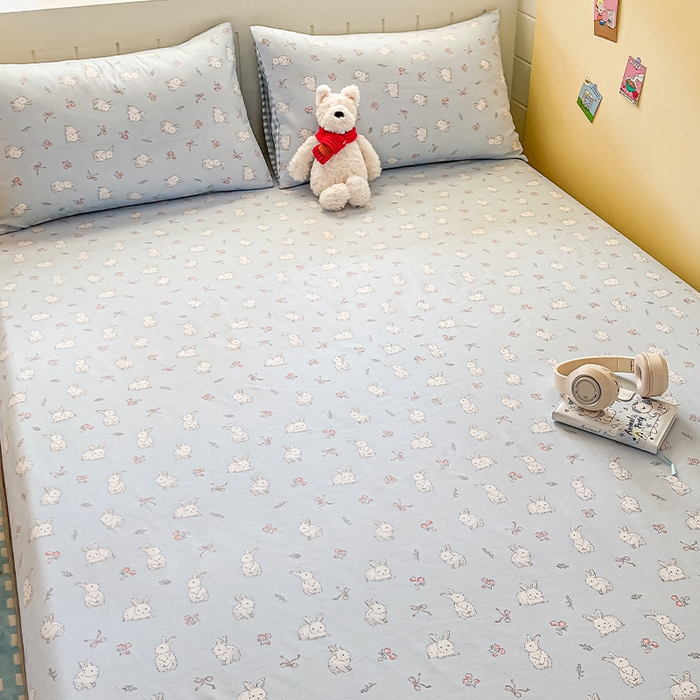 91家纺网 家纺一手货源 找家纺 （总）瑞莱 2026新款纯棉全棉单品印花卡通床单枕套系列