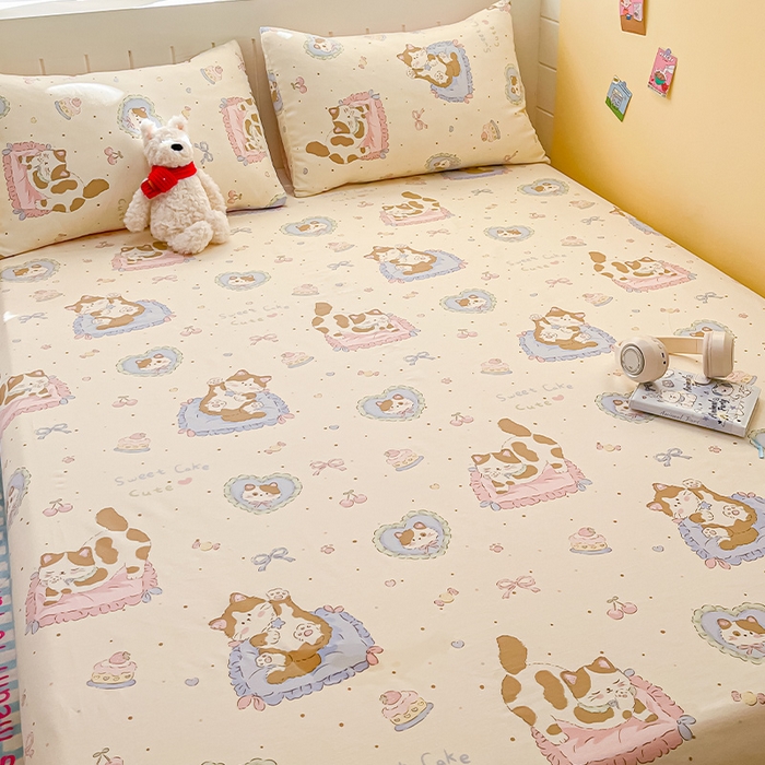 91家纺网 家纺一手货源 找家纺 （总）瑞莱 2026新款纯棉全棉单品印花卡通床单枕套系列