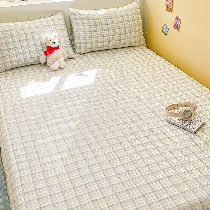 瑞莱 2026新款纯棉全棉单品印花卡通床单枕套系列 五线格