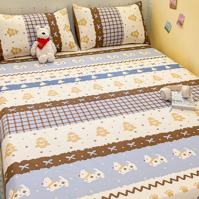 91家纺网 家纺一手货源 找家纺 （总）瑞莱 2026新款纯棉全棉单品印花卡通床单枕套系列