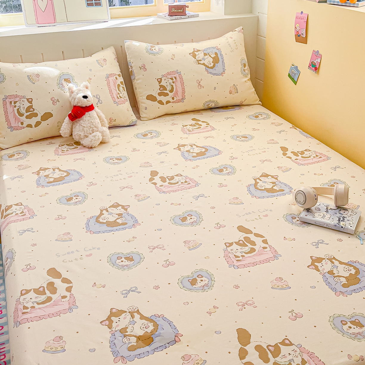 91家纺网 家纺一手货源 找家纺 （总）瑞莱 2026新款纯棉全棉单品印花卡通床单枕套系列