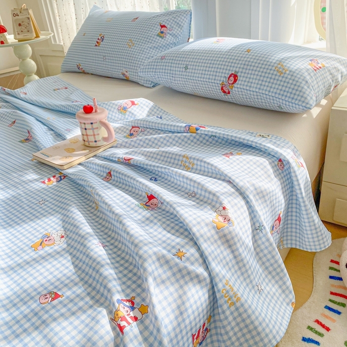 91家纺网 家纺一手货源 找家纺 （总）首爱家纺 2026新款工艺款原棉印花老粗布床单系列