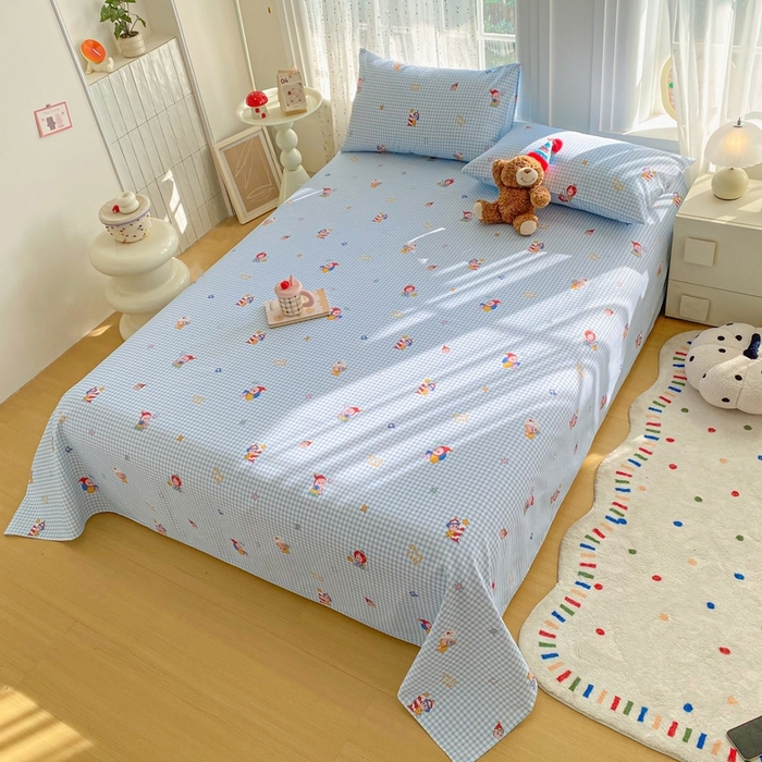 91家纺网 家纺一手货源 找家纺 （总）首爱家纺 2026新款工艺款原棉印花老粗布床单系列