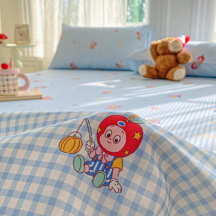 91家纺网 家纺一手货源 找家纺 （总）首爱家纺 2026新款工艺款原棉印花老粗布床单系列