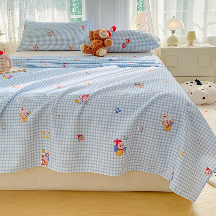 91家纺网 家纺一手货源 找家纺 （总）首爱家纺 2026新款工艺款原棉印花老粗布床单系列