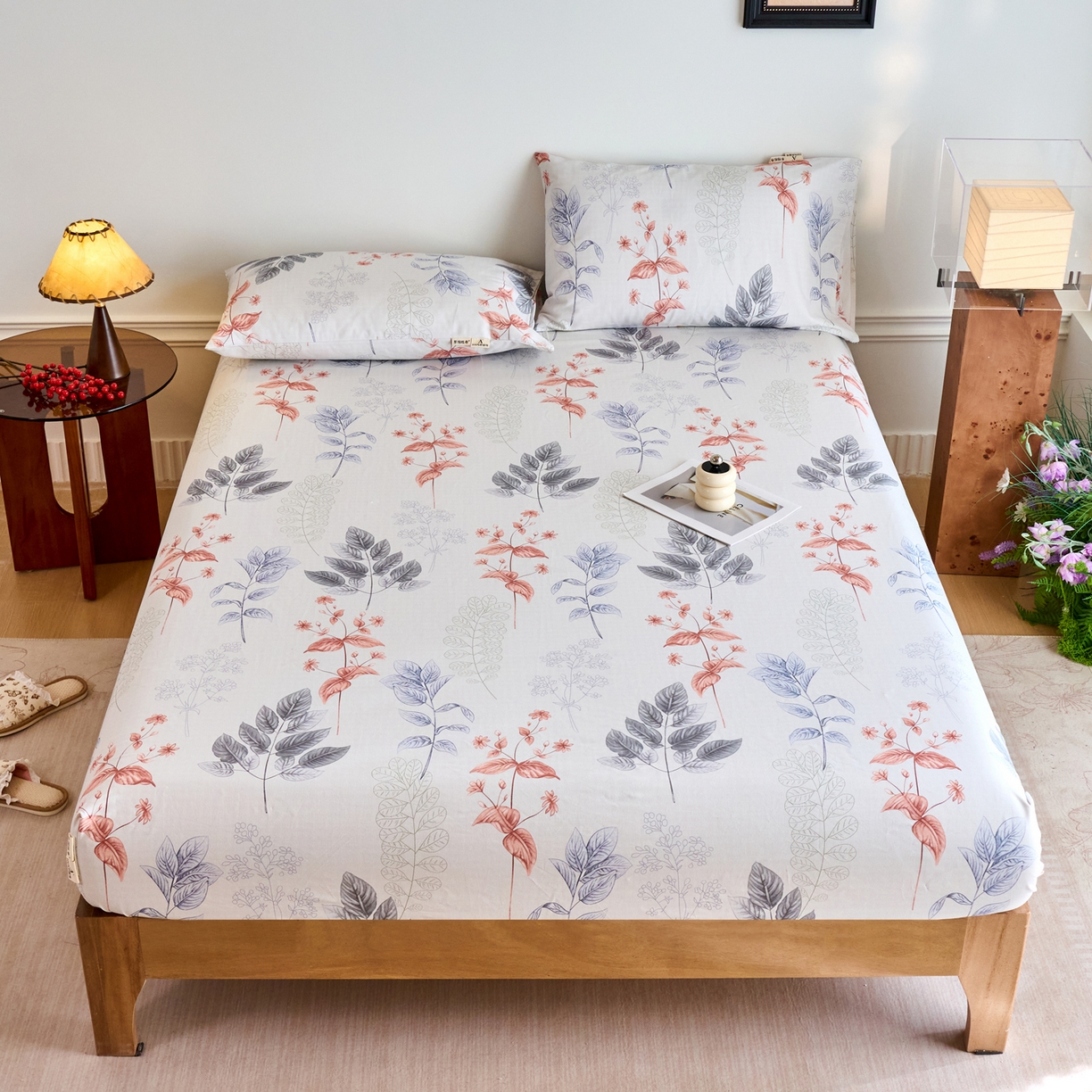 91家纺网 家纺一手货源 找家纺 （总）春皖家纺 2026春夏新品简约款老粗布系列床笠品单床笠 床笠单件