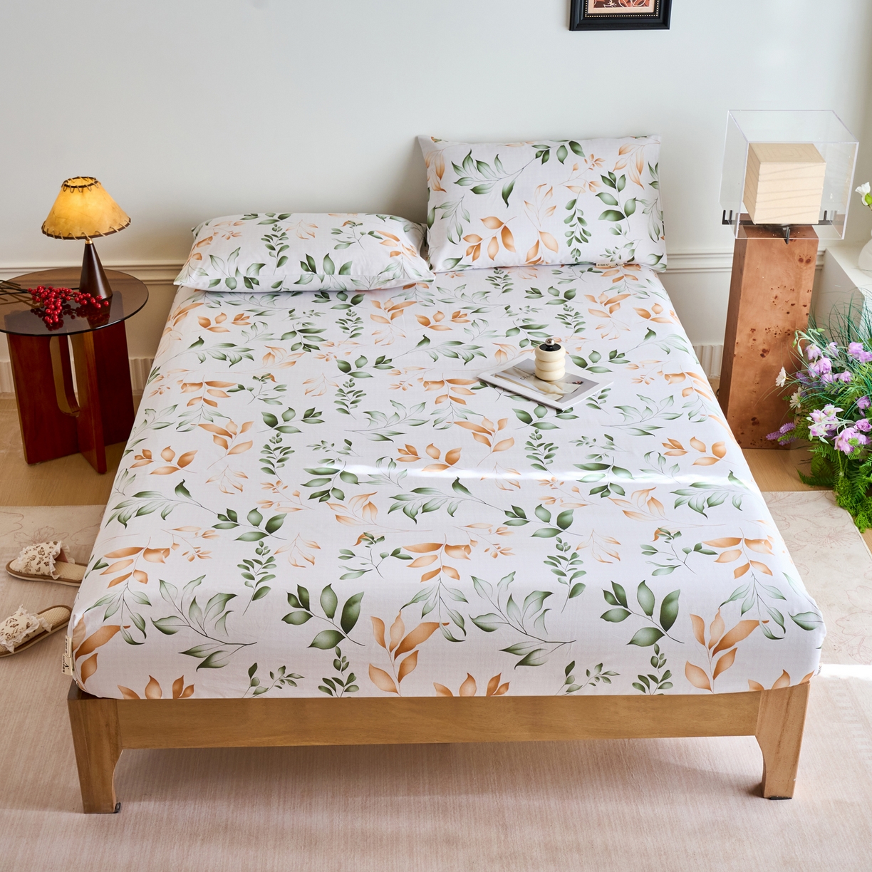 91家纺网 家纺一手货源 找家纺 （总）春皖家纺 2026春夏新品简约款老粗布系列床笠品单床笠 床笠单件