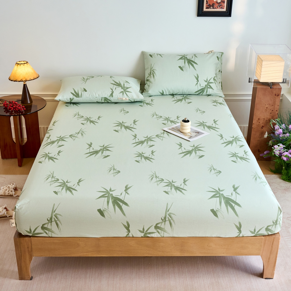 91家纺网 家纺一手货源 找家纺 （总）春皖家纺 2026春夏新品简约款老粗布系列床笠品单床笠 床笠单件