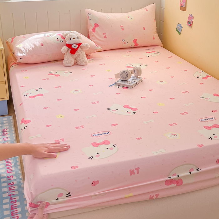 91家纺网 家纺一手货源 找家纺 （总）瑞莱 2026新款纯棉全棉单品印花卡通床笠枕套系列