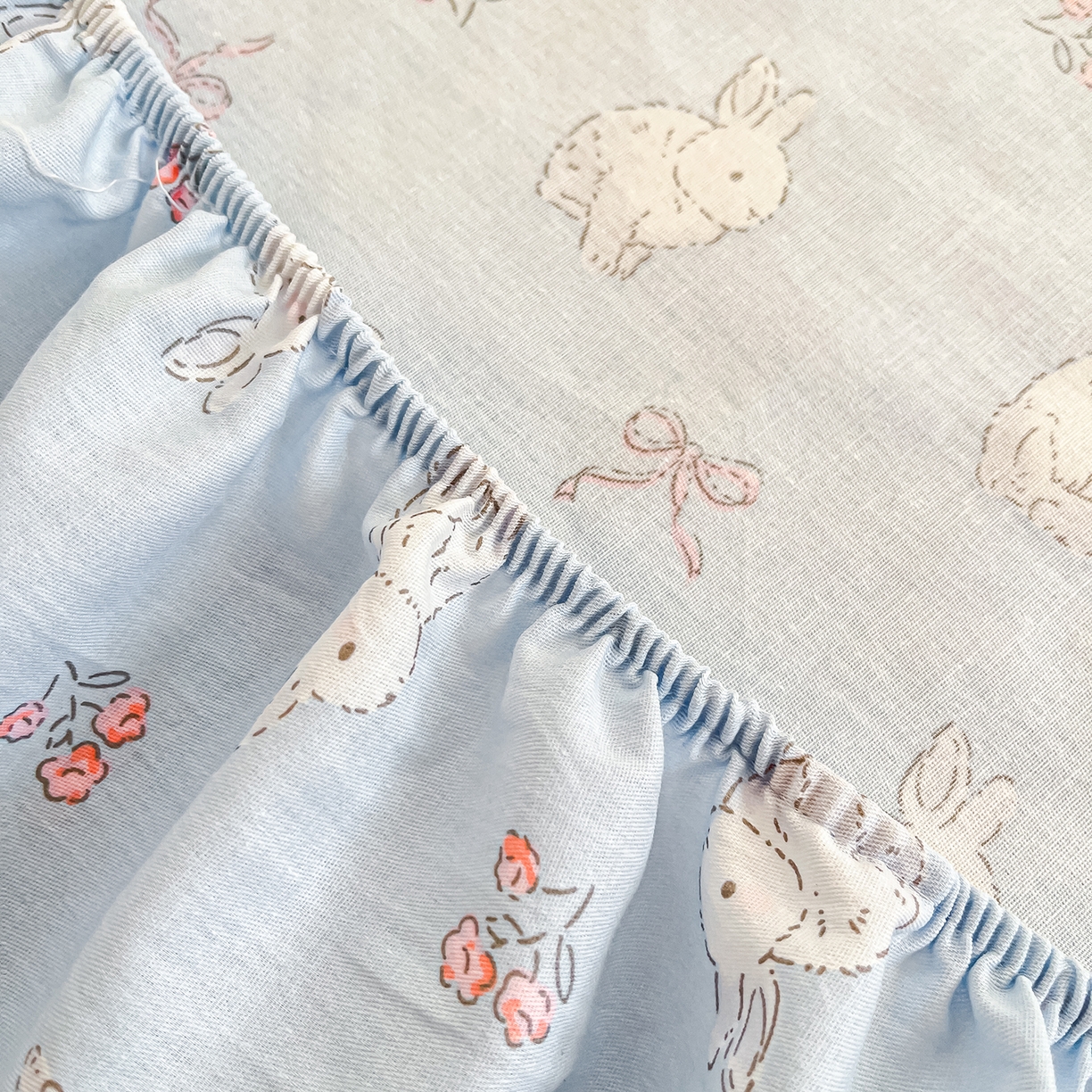 91家纺网 家纺一手货源 找家纺 瑞莱 2026新款纯棉全棉单品印花卡通床笠枕套系列 仙子