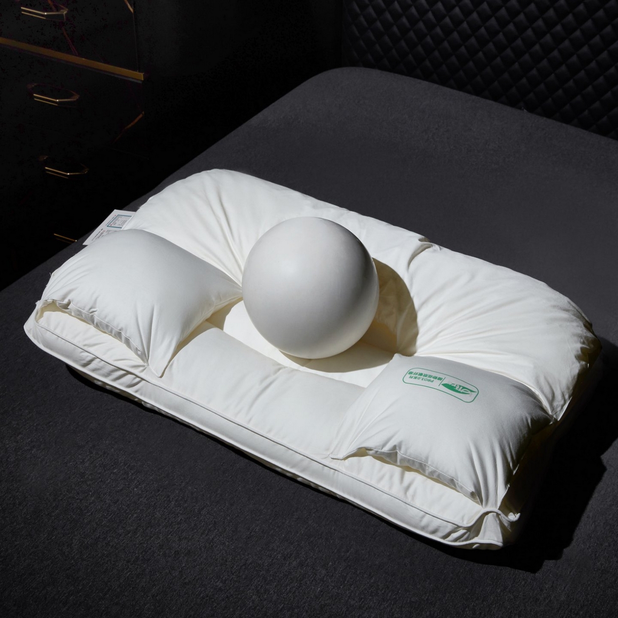 91家纺网 家纺一手货源 找家纺 （总）岚司羽 2026新款全棉U型颈椎枕头枕芯