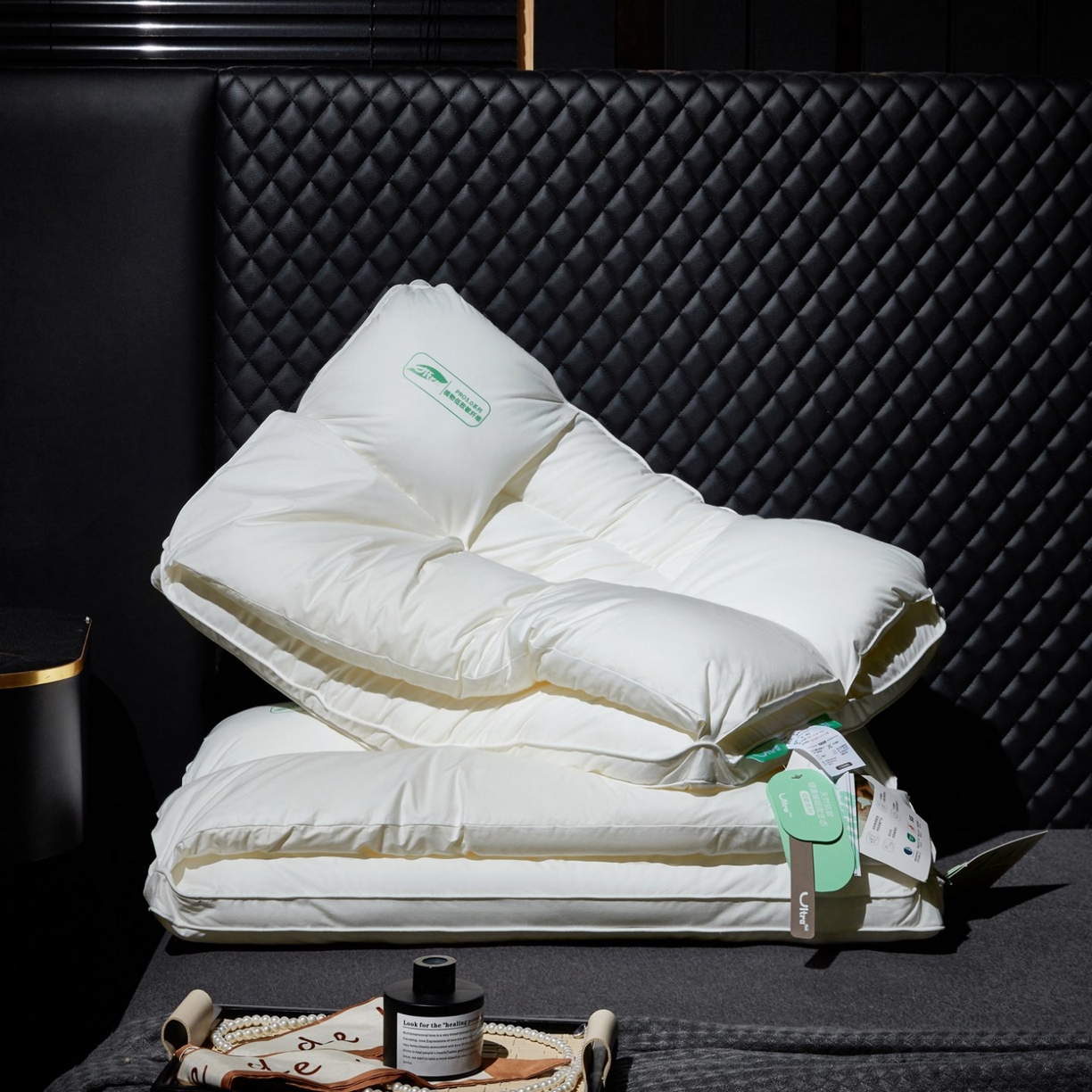 91家纺网 家纺一手货源 找家纺 （总）岚司羽 2026新款全棉U型颈椎枕头枕芯