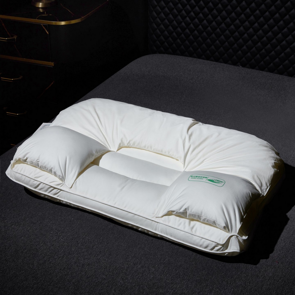 91家纺网 家纺一手货源 找家纺 （总）岚司羽 2026新款全棉U型颈椎枕头枕芯