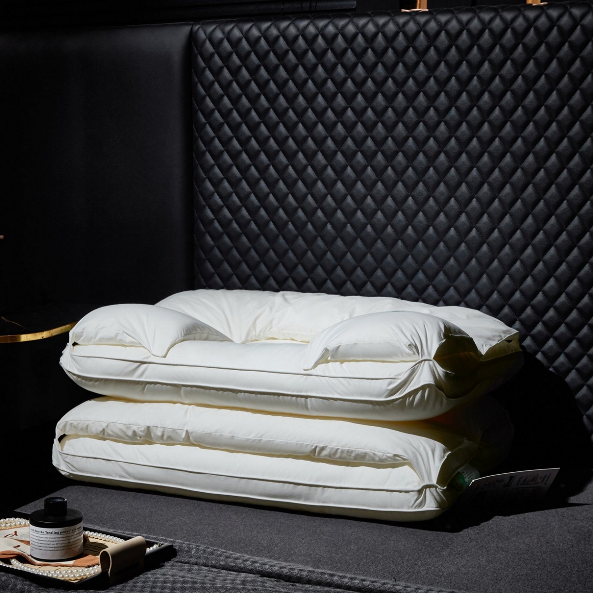 91家纺网 家纺一手货源 找家纺 （总）岚司羽 2026新款全棉U型颈椎枕头枕芯