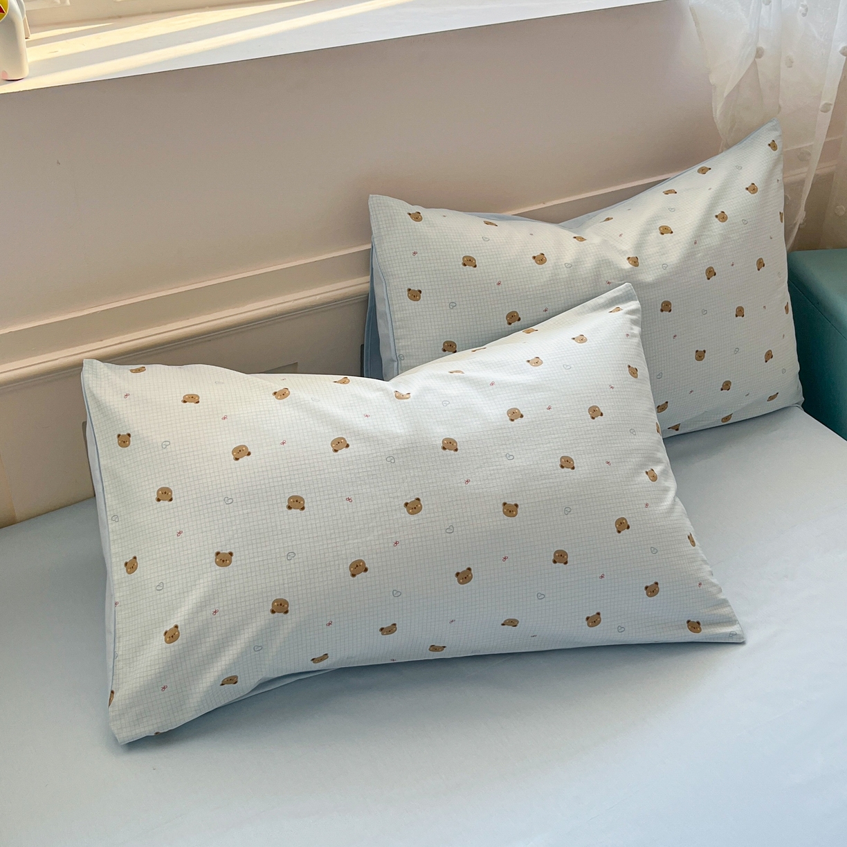 91家纺网 家纺一手货源 找家纺 （总）柠馨 2026春夏新款13372全棉纯棉印花单枕套 枕套单件-芙拉系列