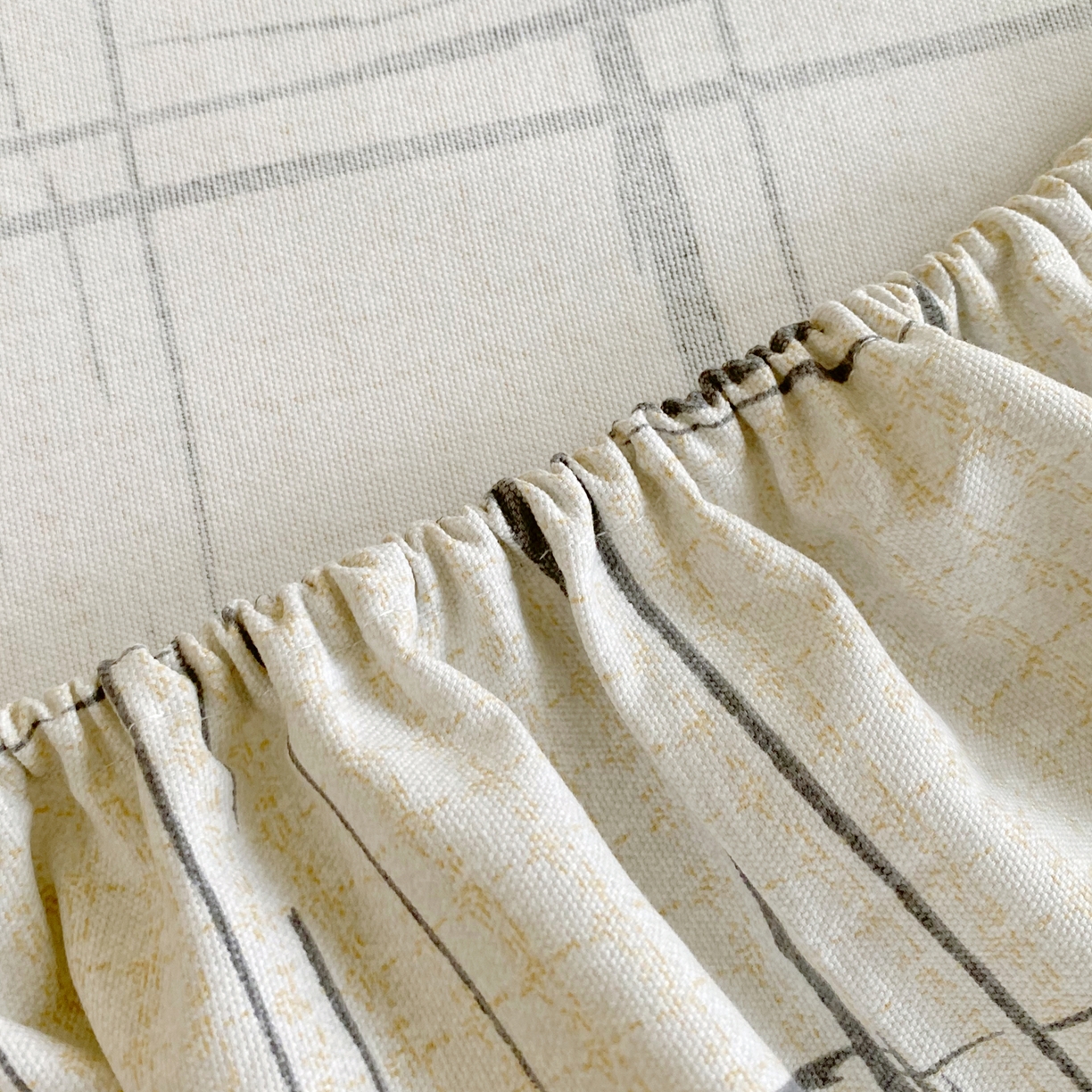 91家纺网 家纺一手货源 找家纺 春皖家纺 2026春夏新品简约款老粗布系列床笠品单床笠 床笠单件 素简