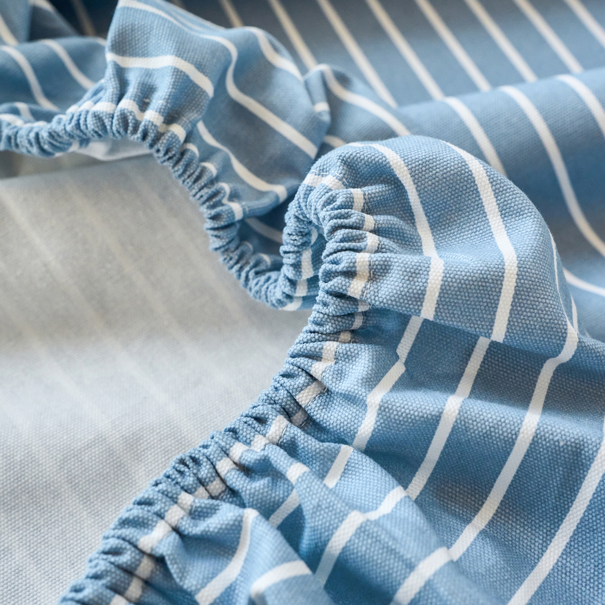 91家纺网 家纺一手货源 找家纺 春皖家纺 2026春夏新品简约款老粗布系列床笠品单床笠 床笠单件 细川-聚