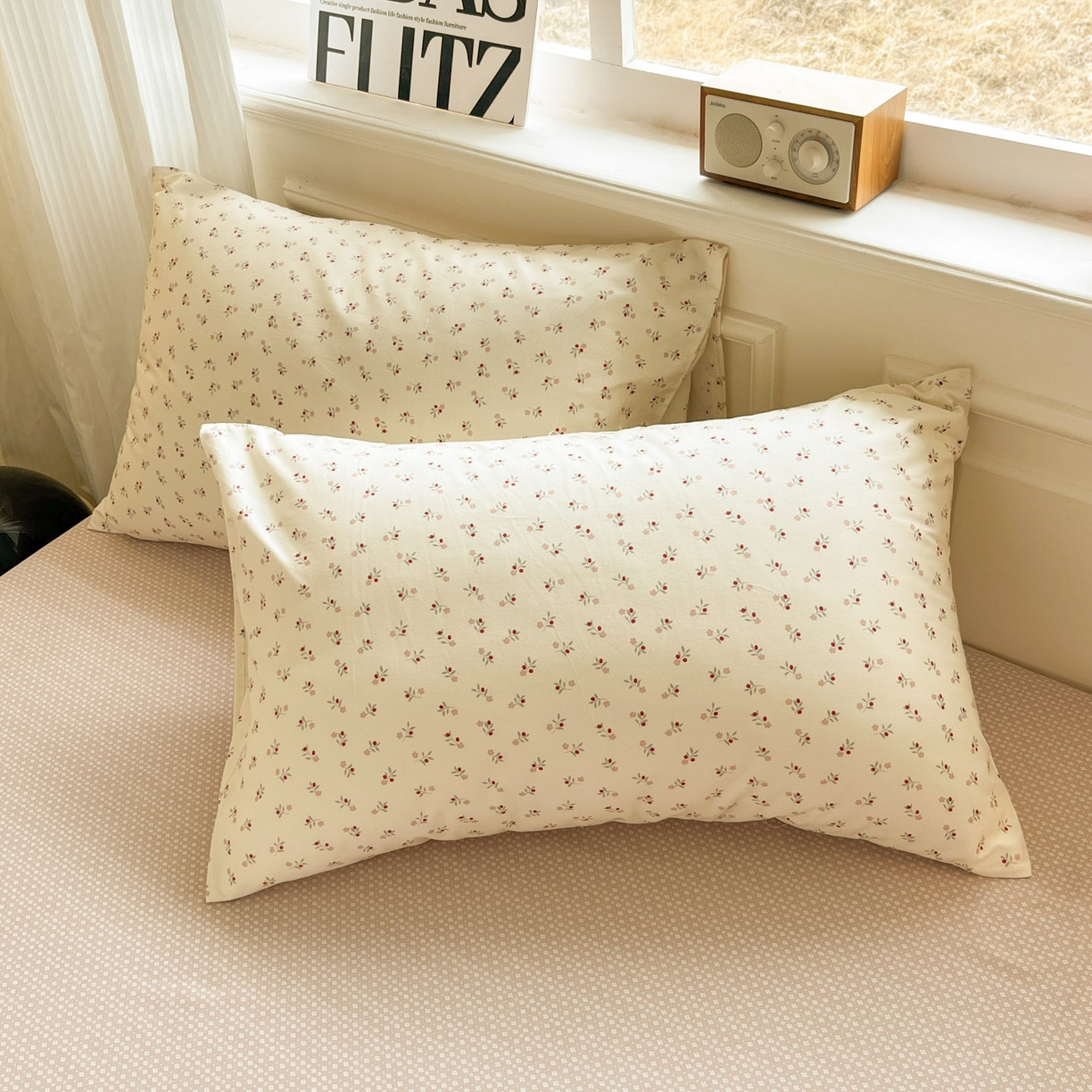 91家纺网 家纺一手货源 找家纺 （总）柠馨 2026新款13372全棉印花单枕套枕套单件-薇丽