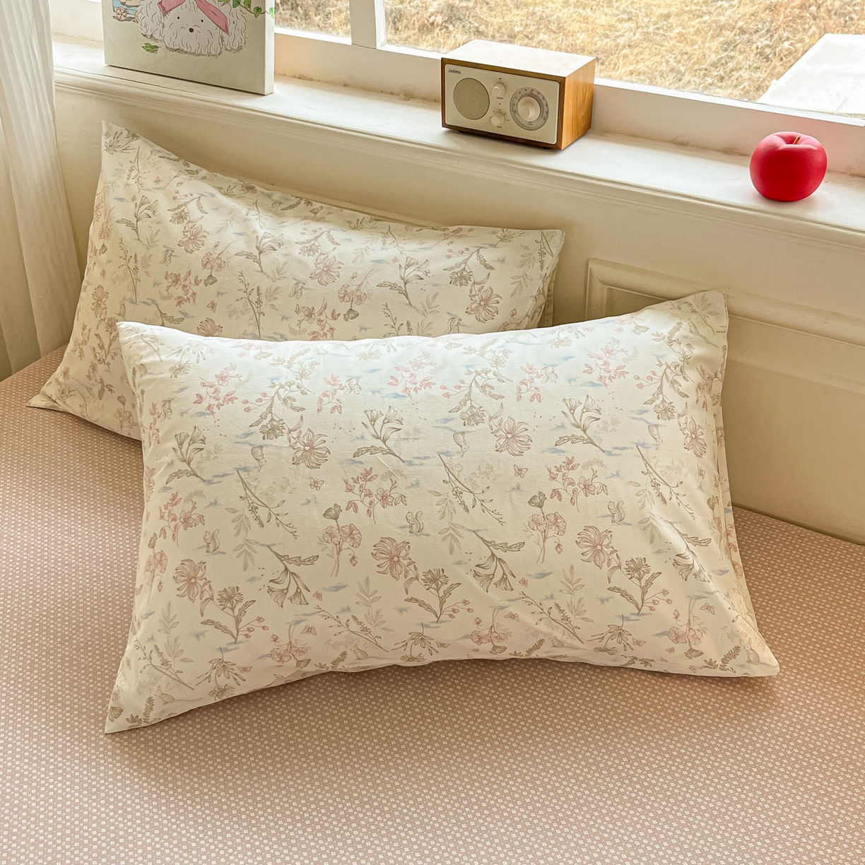 91家纺网 家纺一手货源 找家纺 （总）柠馨 2026新款13372全棉印花单枕套枕套单件-薇丽