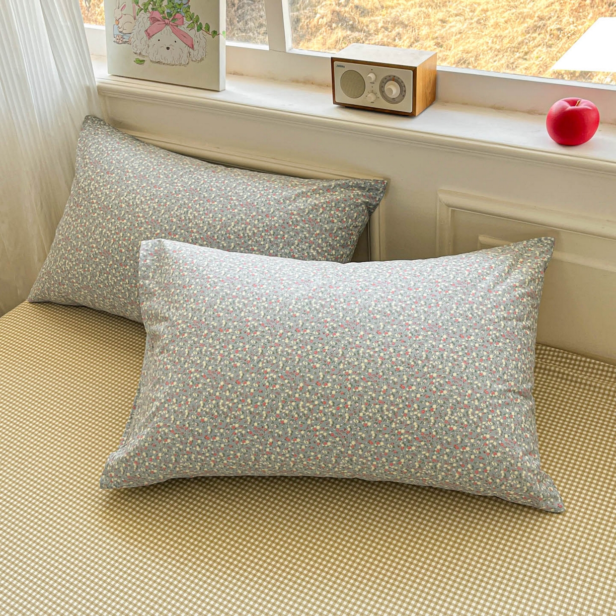 91家纺网 家纺一手货源 找家纺 （总）柠馨 2026新款13372全棉印花单枕套枕套单件-薇丽