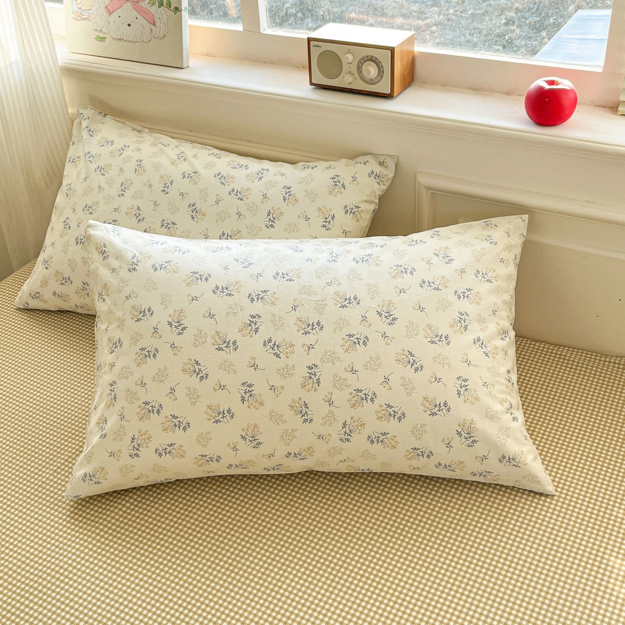 柠馨 2026新款13372全棉印花单枕套枕套单件-薇丽 秋月