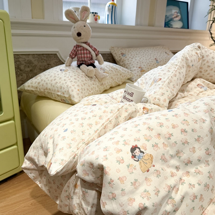 91家纺网 家纺一手货源 找家纺 （总）塞纳 2026新款.全棉有氧双层纱四件套-场景一