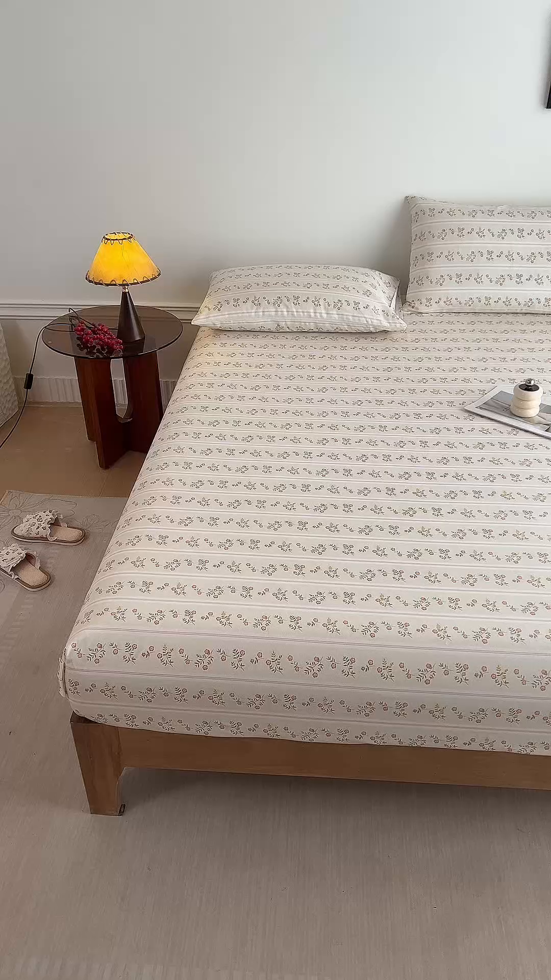 91家纺网 家纺一手货源 找家纺 春皖家纺 2026春夏新品简约款老粗布系列床笠品单床笠 床笠单件 知否