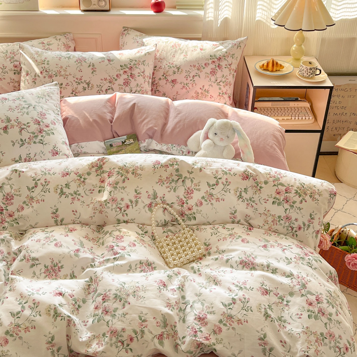 91家纺网 家纺一手货源 找家纺 （总）柠馨 2026新款13372全棉印花单被套被套单件-薇丽