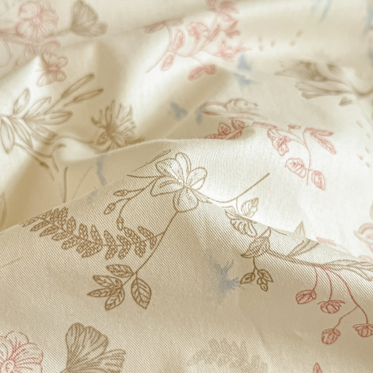 91家纺网 家纺一手货源 找家纺 柠馨 2026新款13372全棉印花单被套被套单件-薇丽 纯真-粉