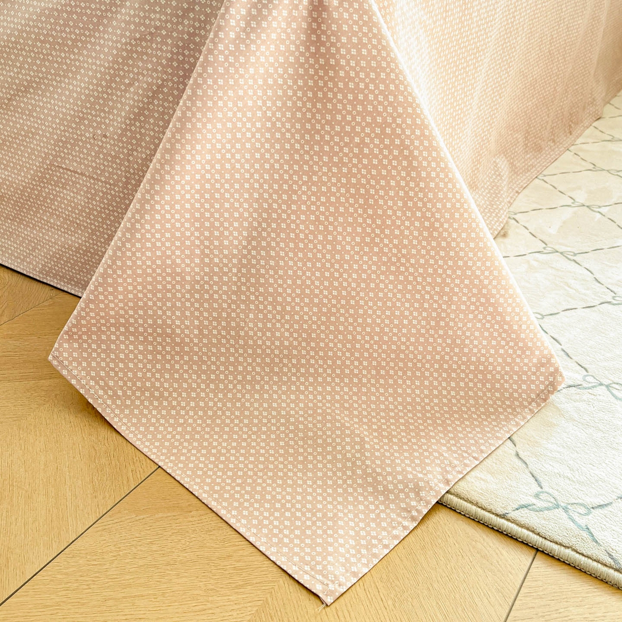 91家纺网 家纺一手货源 找家纺 柠馨 2026新款13372全棉印花单被套被套单件-薇丽 纯真-粉