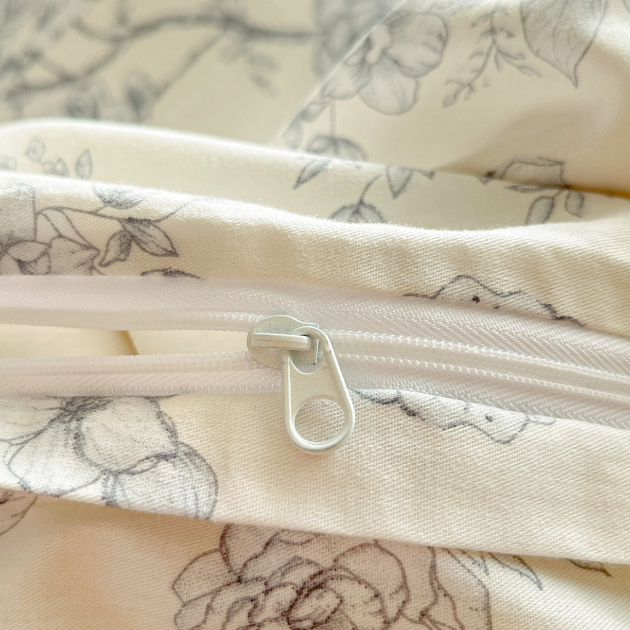 91家纺网 家纺一手货源 找家纺 柠馨 2026新款13372全棉印花单被套被套单件-薇丽 流影