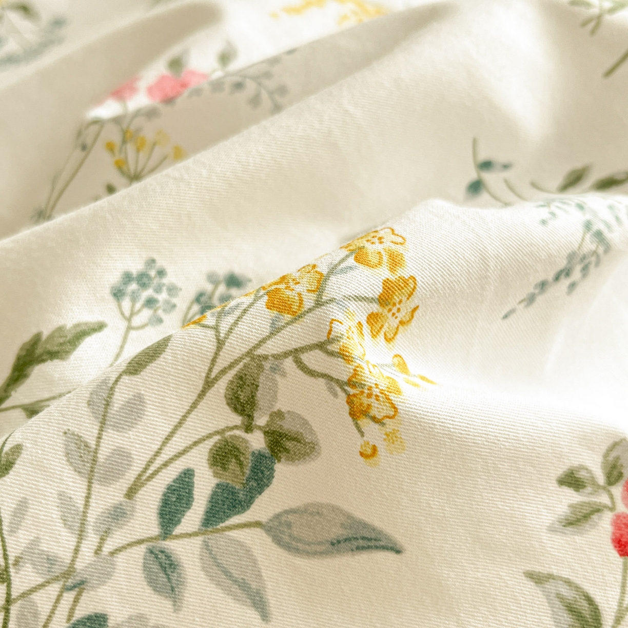 91家纺网 家纺一手货源 找家纺 柠馨 2026新款13372全棉印花单被套被套单件-薇丽 锦瑟