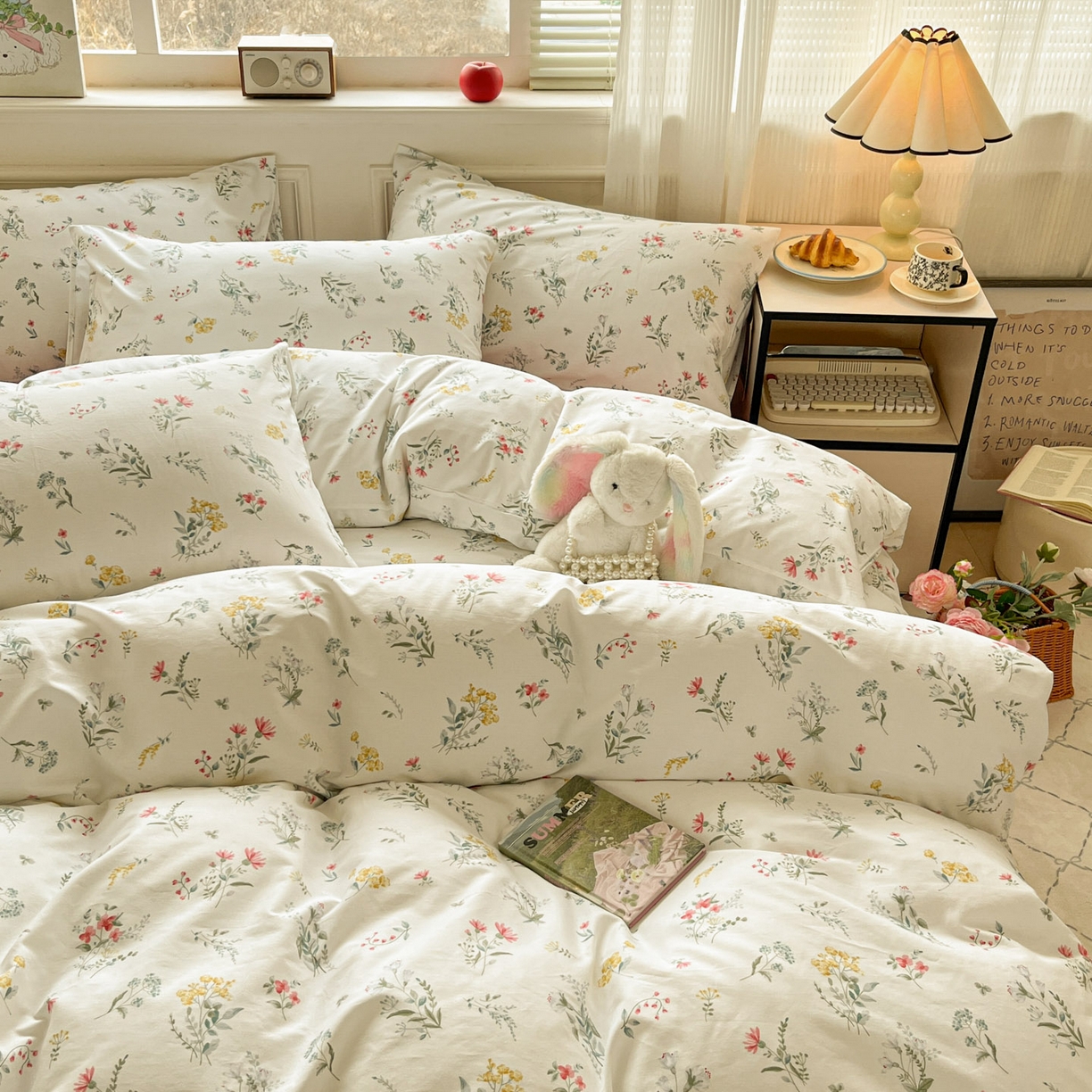 91家纺网 家纺一手货源 找家纺 （总）柠馨 2026新款13372全棉印花单被套被套单件-薇丽