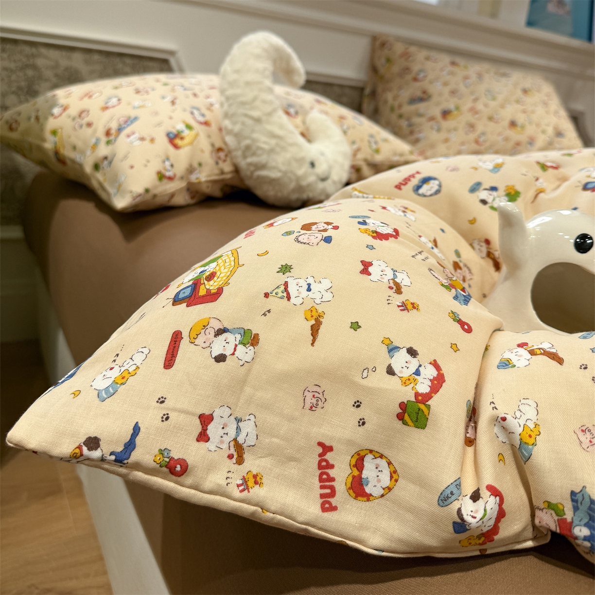 塞纳 2026新款.全棉有氧双层纱四件套-场景一 游乐园