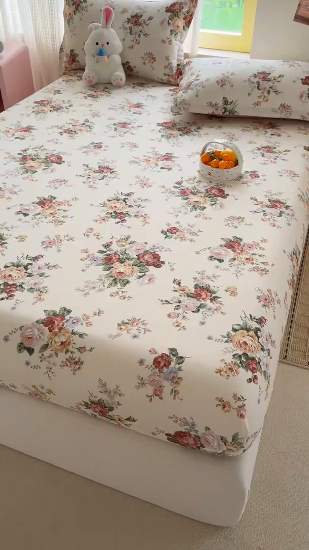 91家纺网 家纺一手货源 找家纺 （总）壹贝家纺 2026新款全棉印花床笠系列