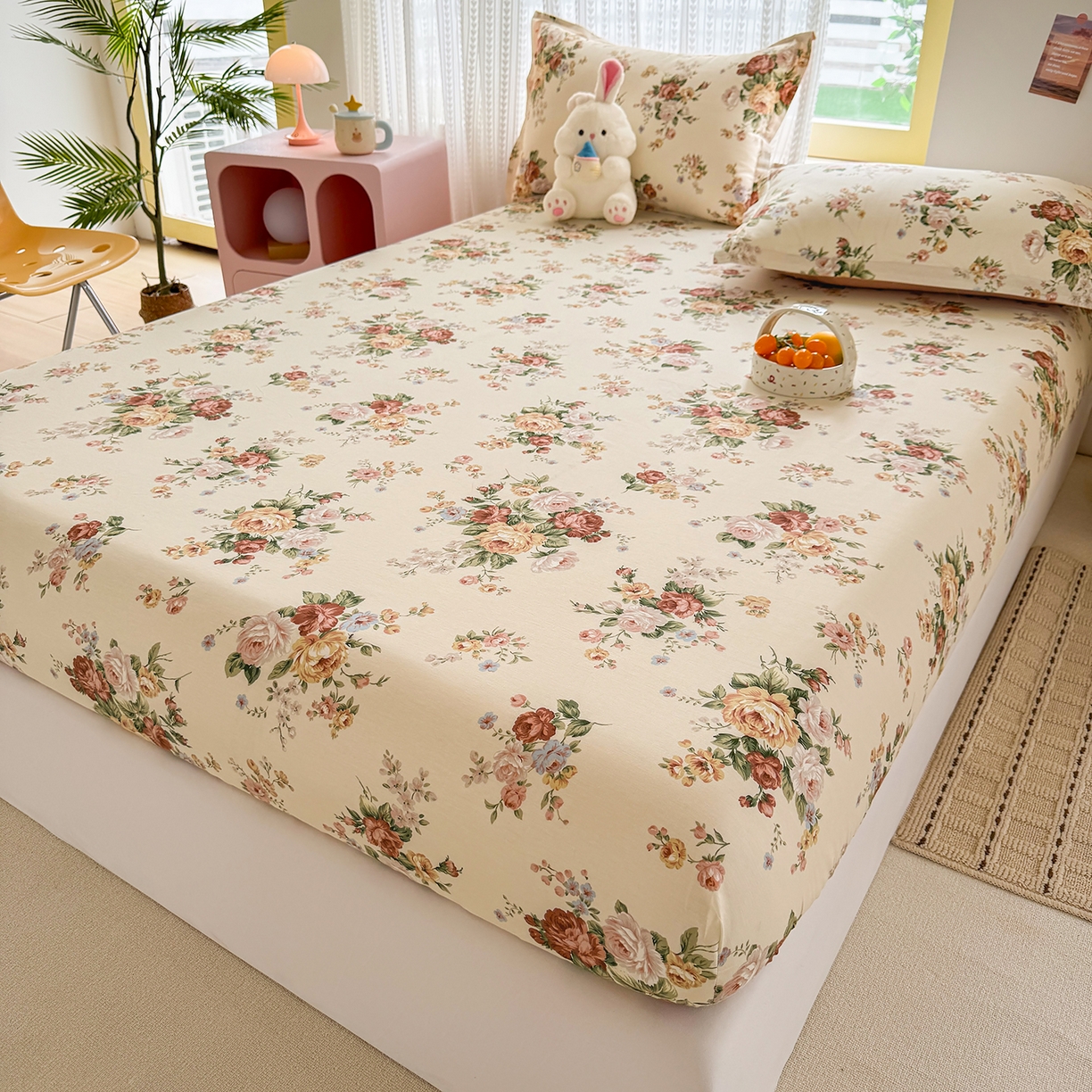 91家纺网 家纺一手货源 找家纺 （总）壹贝家纺 2026新款全棉印花床笠系列