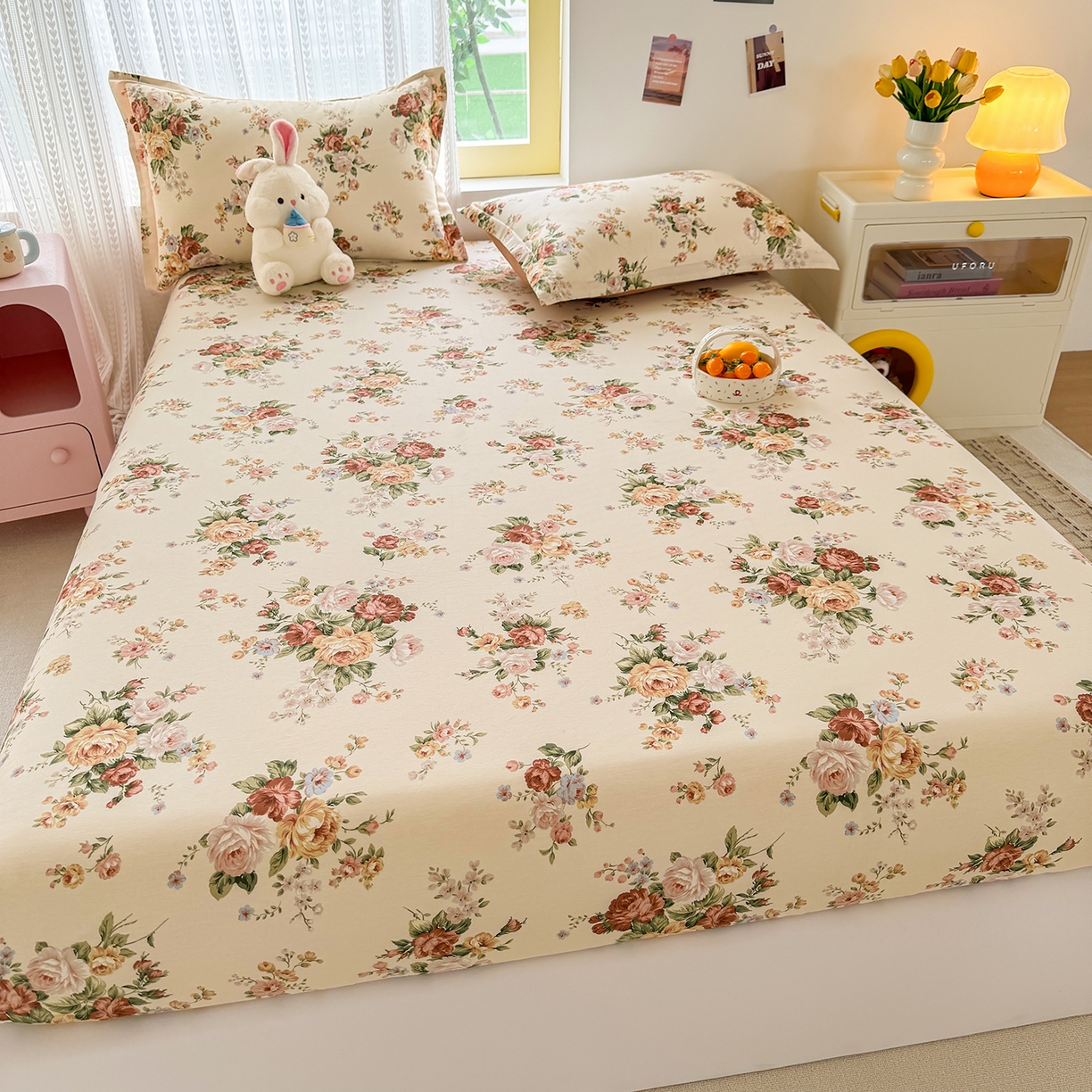 91家纺网 家纺一手货源 找家纺 （总）壹贝家纺 2026新款全棉印花床笠系列