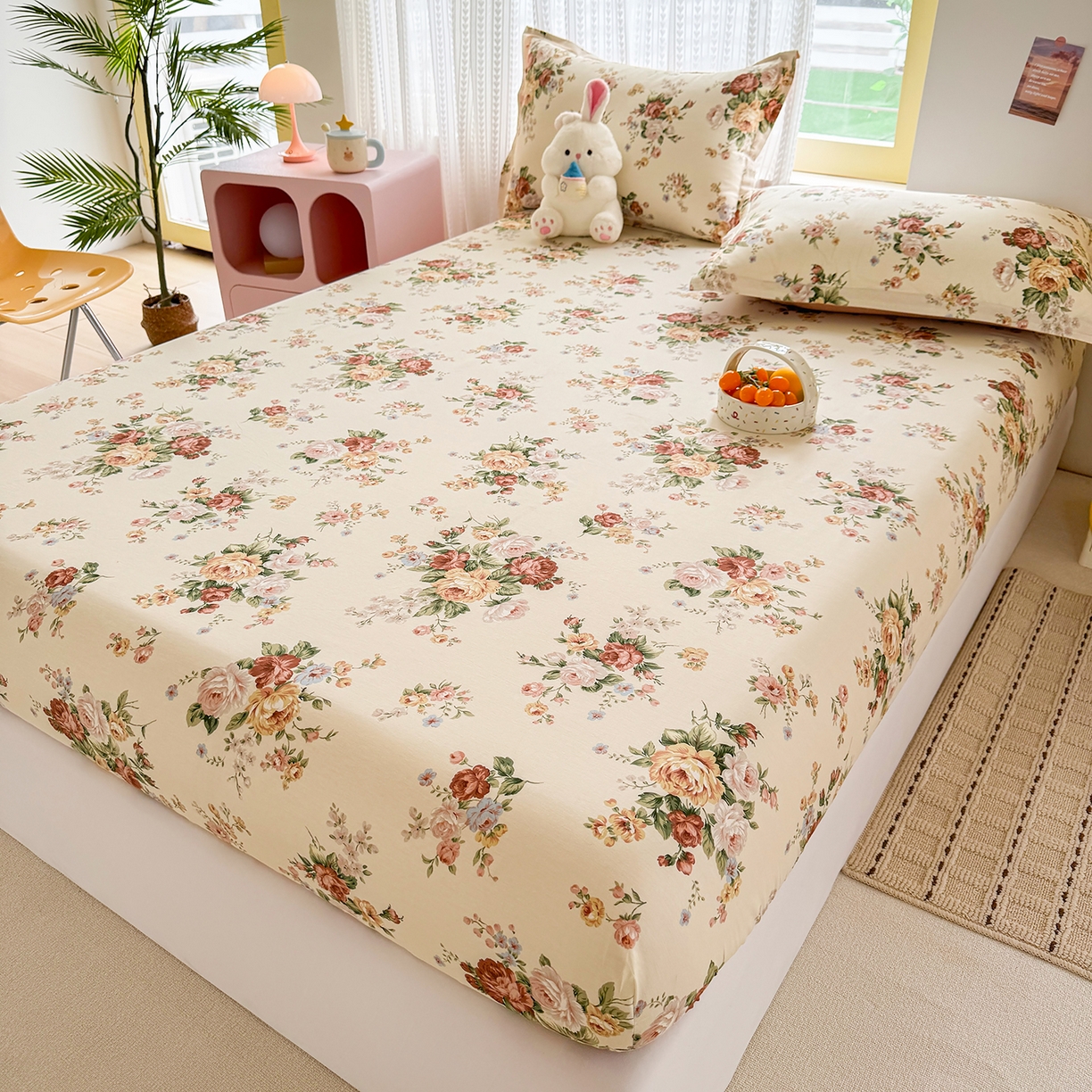 91家纺网 家纺一手货源 找家纺 （总）壹贝家纺 2026新款全棉印花床笠系列