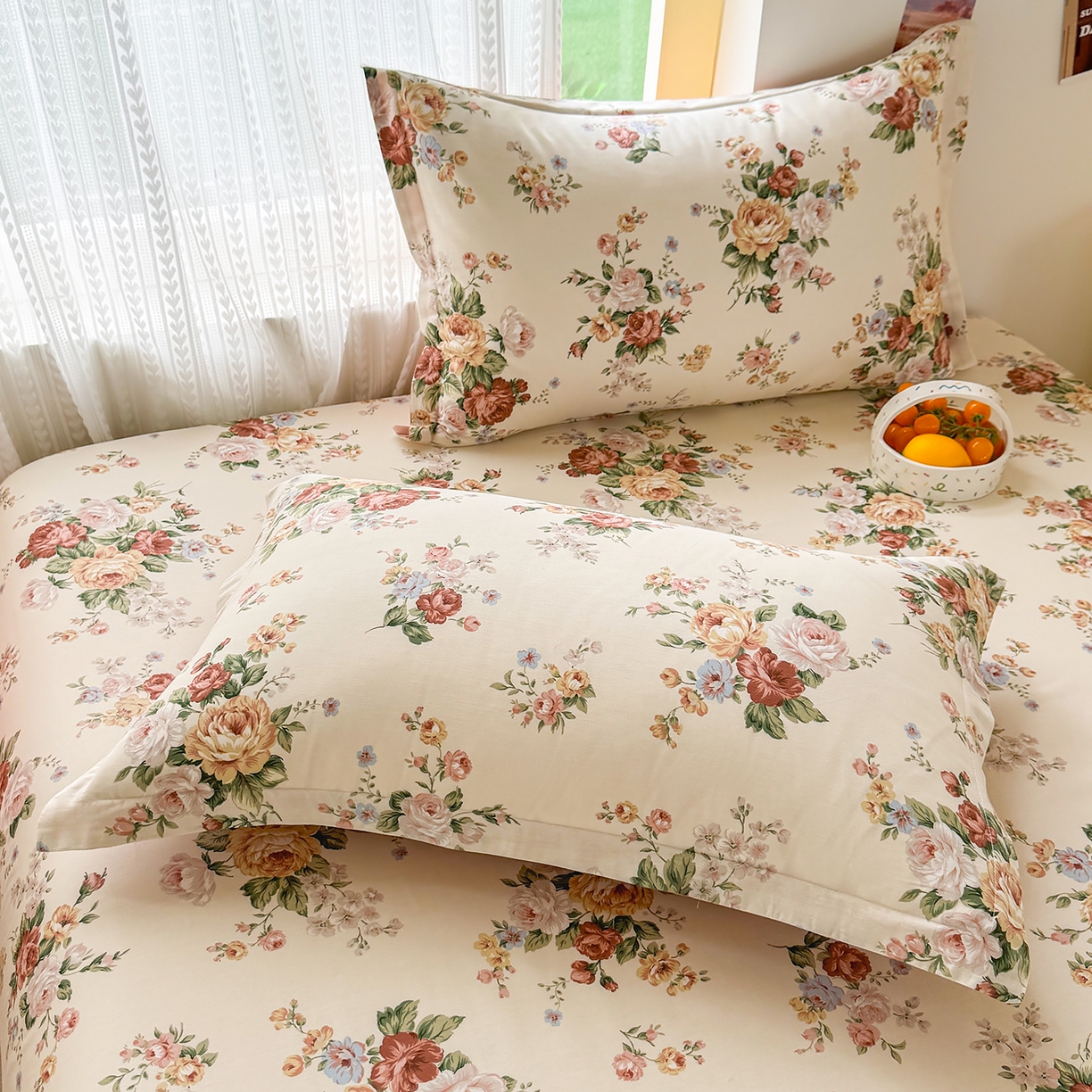 91家纺网 家纺一手货源 找家纺 （总）壹贝家纺 2026新款全棉印花床笠系列